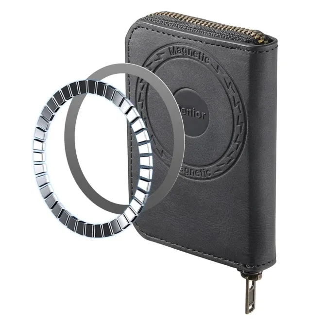 Porte-cartes Zippé MagSafe | Toucher Doux