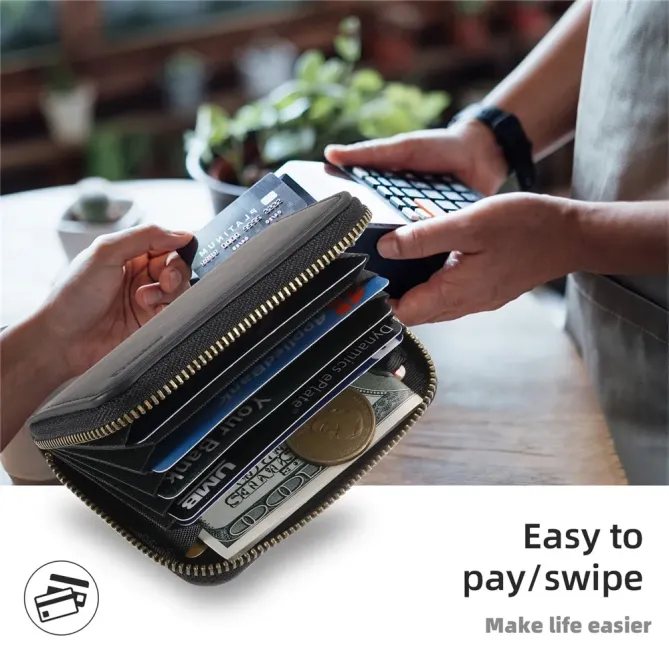 Porte-cartes Zippé MagSafe | Toucher Doux