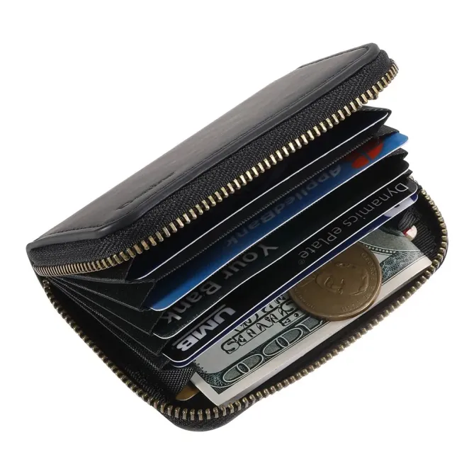 Porte-cartes Zippé MagSafe | Toucher Doux