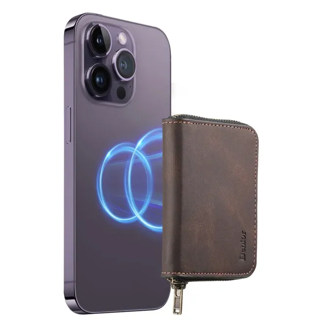 Porte-cartes Zippé MagSafe | Toucher Doux