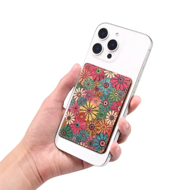 Porte-cartes MagSafe Ultra Fin | Motif Fleurs