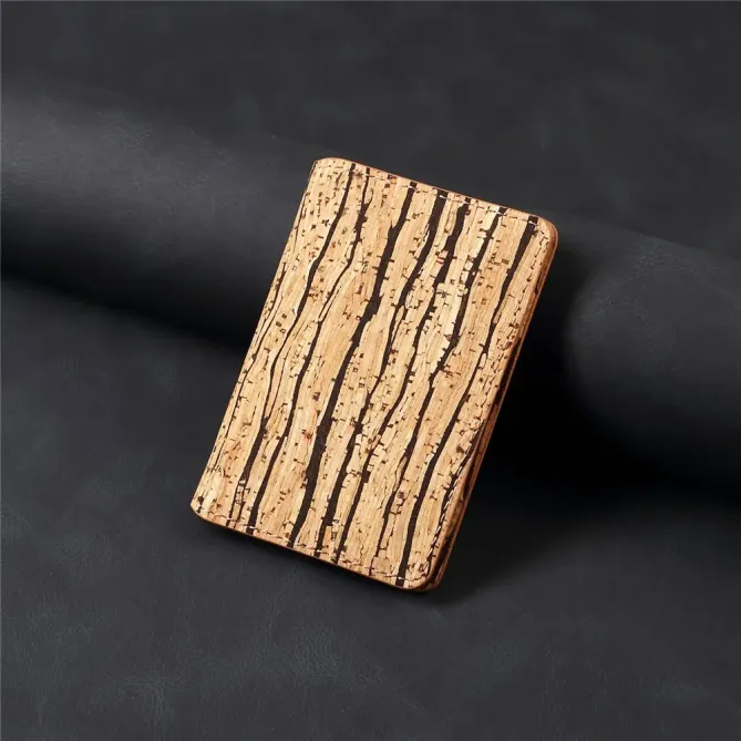 Porte-cartes MagSafe Ultra Fin | Grain Bois Jaune