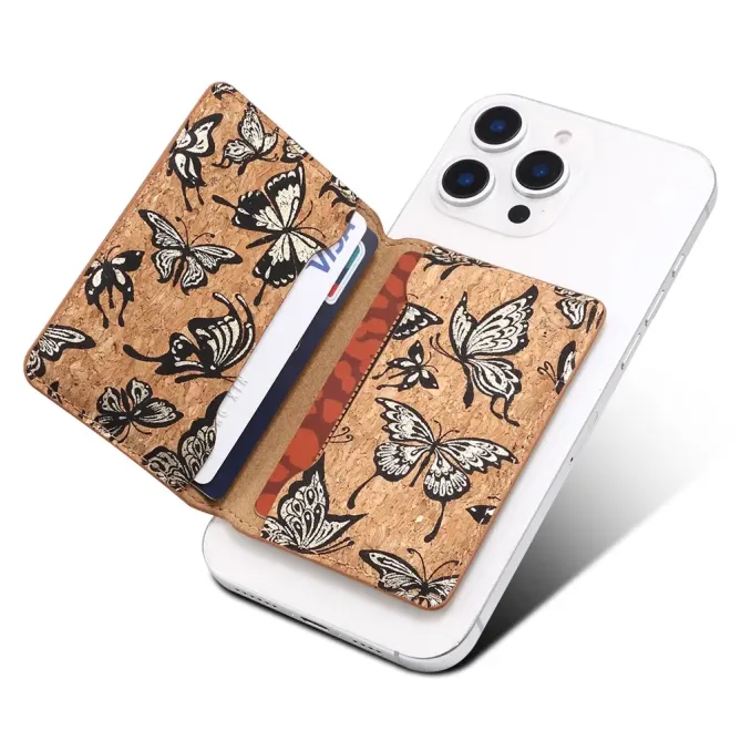 Porte-cartes MagSafe Ultra Fin | Papillons Dorés