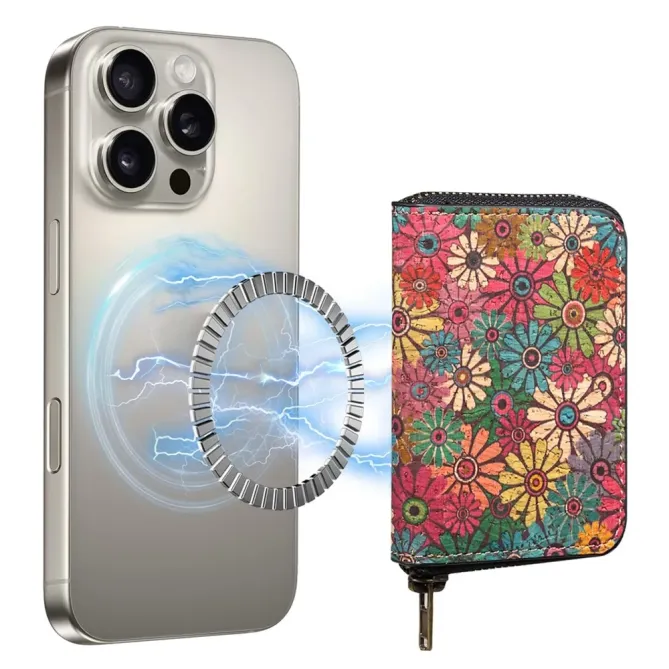 Étui Fleuri MagSafe à Zip | Florisia