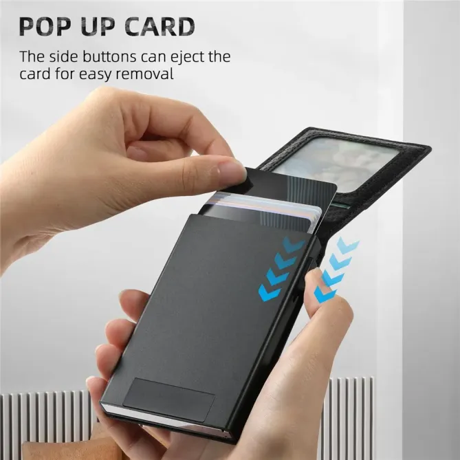 Porte-cartes Magnétique Carbone 8 Cartes | CARBOFLIP