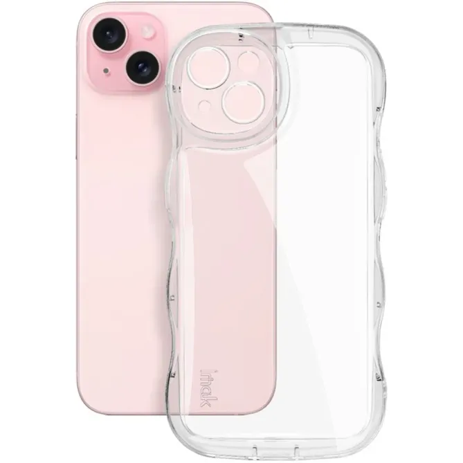 Coque IMAK pour iPhone 14 bord ondulé