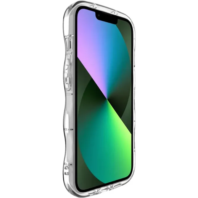 Coque IMAK pour iPhone 14 bord ondulé