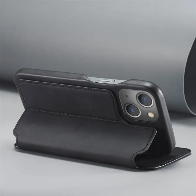 Coque iPhone 14 LC.IMEEKE avec rabat simili cuir