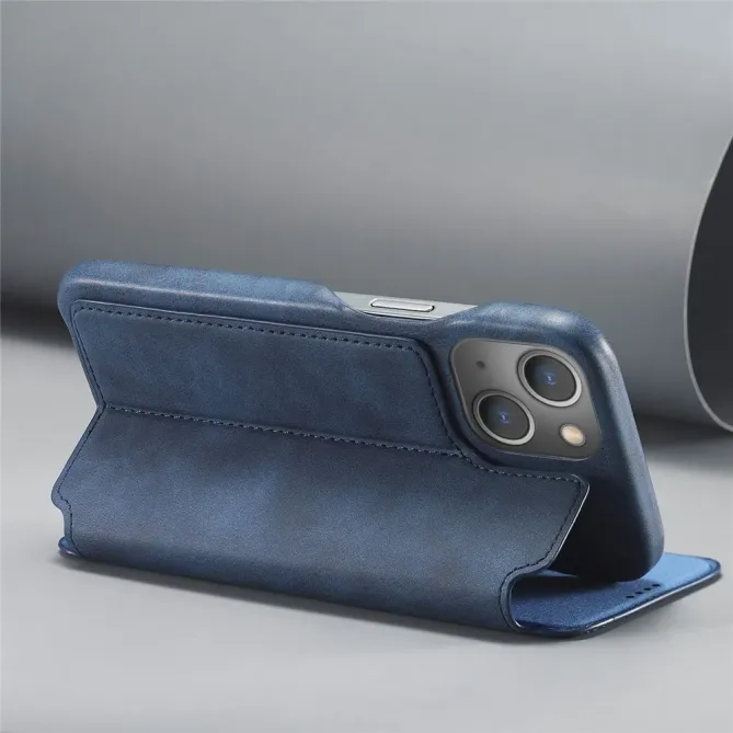 Coque iPhone 14 LC.IMEEKE avec rabat simili cuir