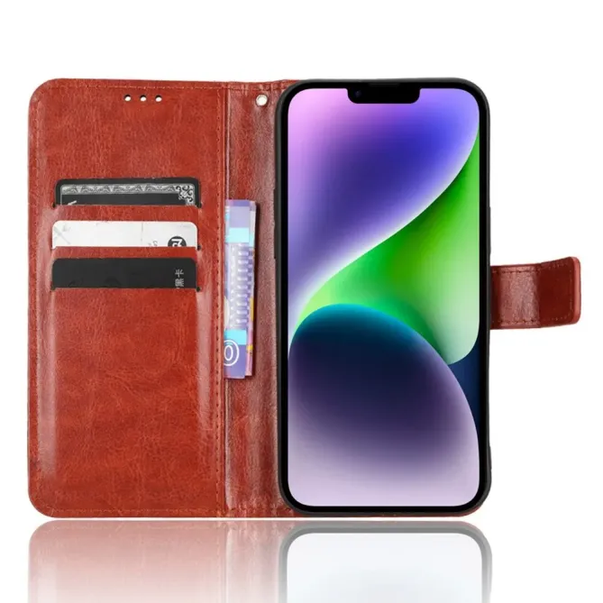Housse iPhone 14 | Cuir Patiné Style Vintage