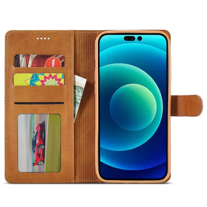 Housse iPhone 14 Effet Cuir LC.IMEEKE