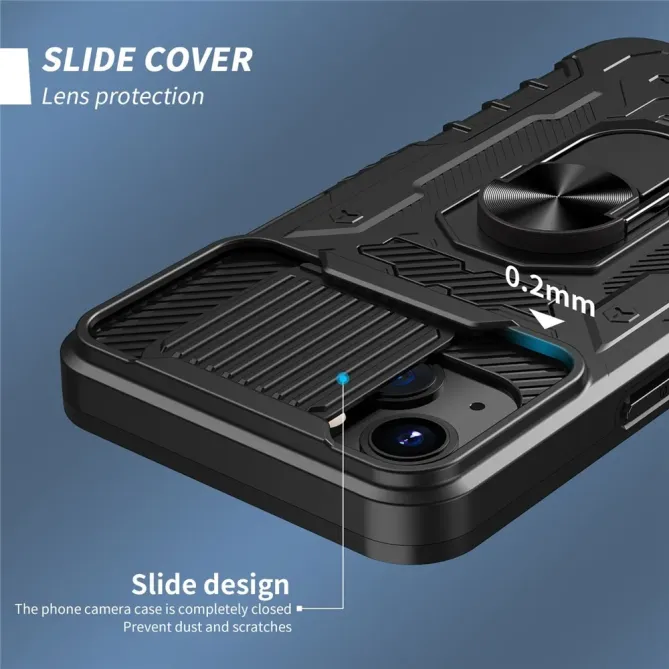 Coque iPhone 14 Slide Protection avec Verre Trempé