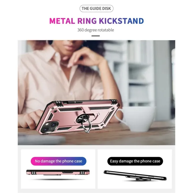 Coque iPhone 14 Hybride Fonction Support