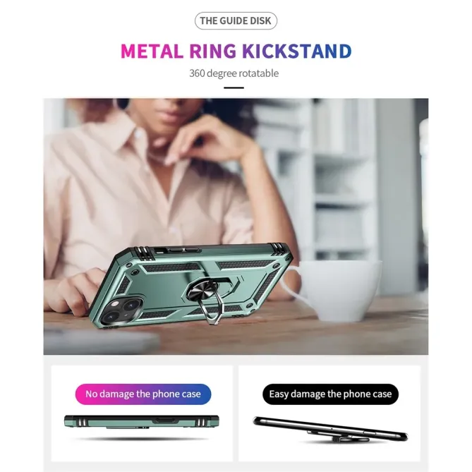 Coque iPhone 14 Hybride Fonction Support