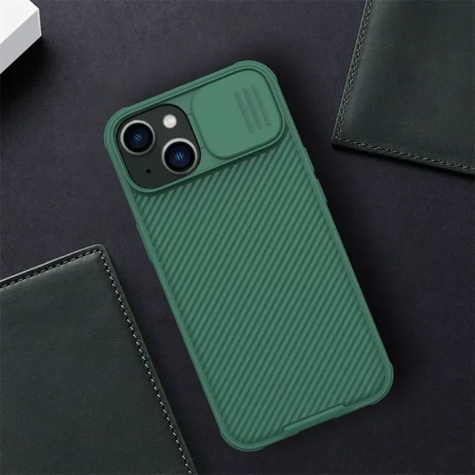 Coque iPhone 14 CamShield avec cache objectif arrière