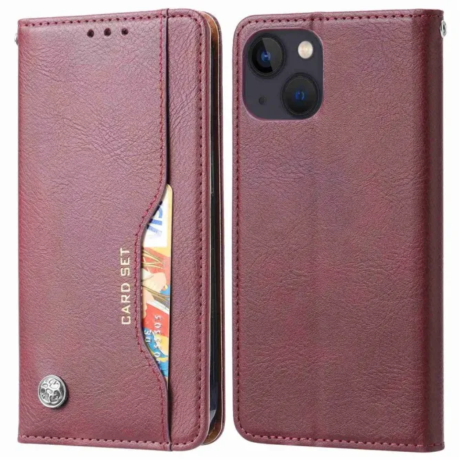 Flip Cover iPhone 14 Porte Cartes Stand Case