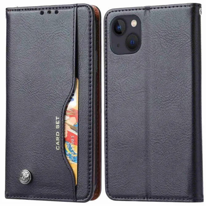 Flip Cover iPhone 14 Porte Cartes Stand Case