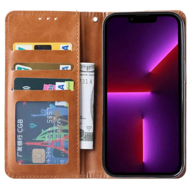 Flip Cover iPhone 14 Porte Cartes Stand Case