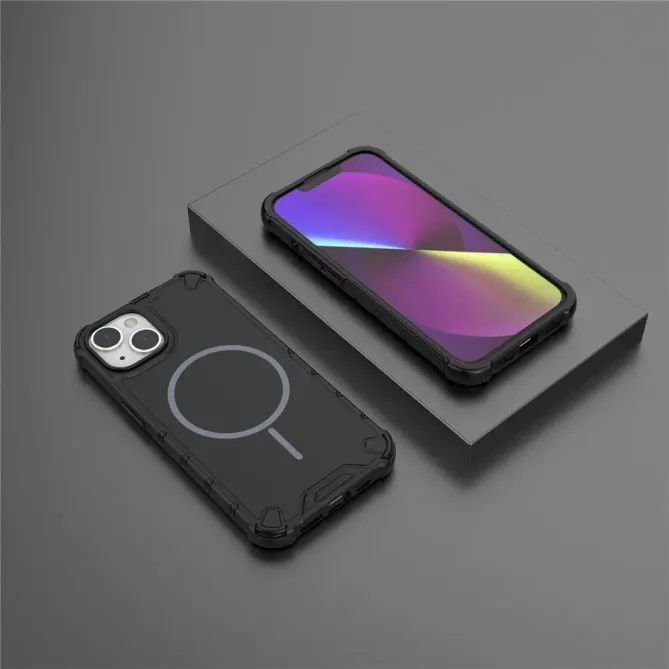 Coque iPhone 14 Magnétique Texture Ondulée
