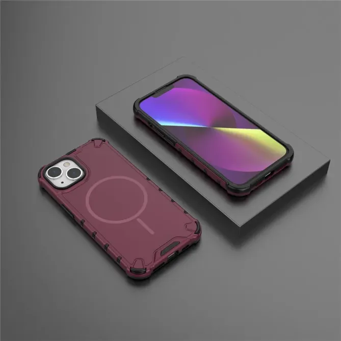 Coque iPhone 14 Magnétique Texture Ondulée