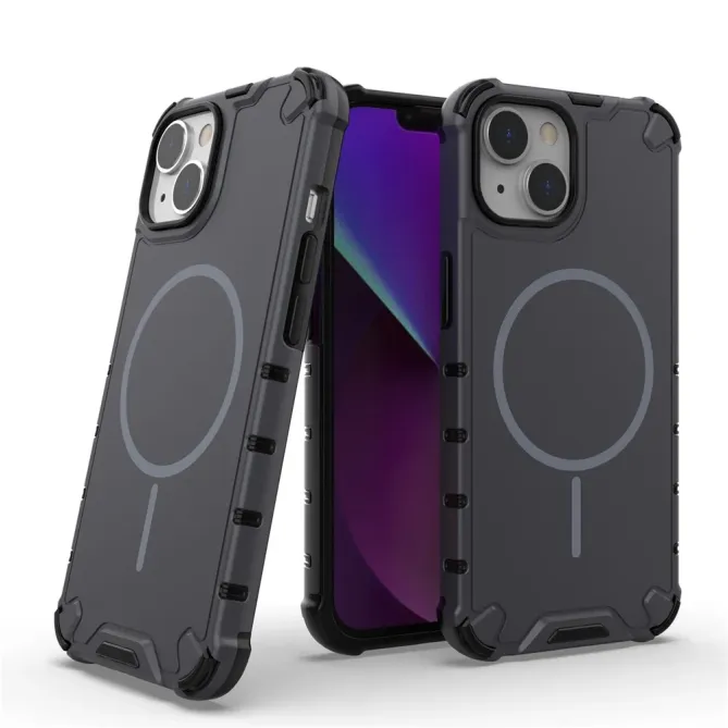 Coque iPhone 14 Magnétique Texture Ondulée