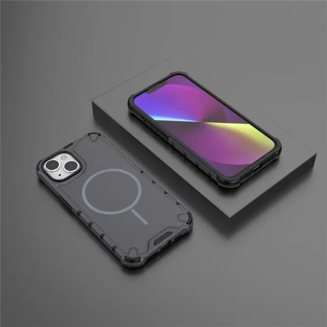 Coque iPhone 14 Magnétique Texture Ondulée