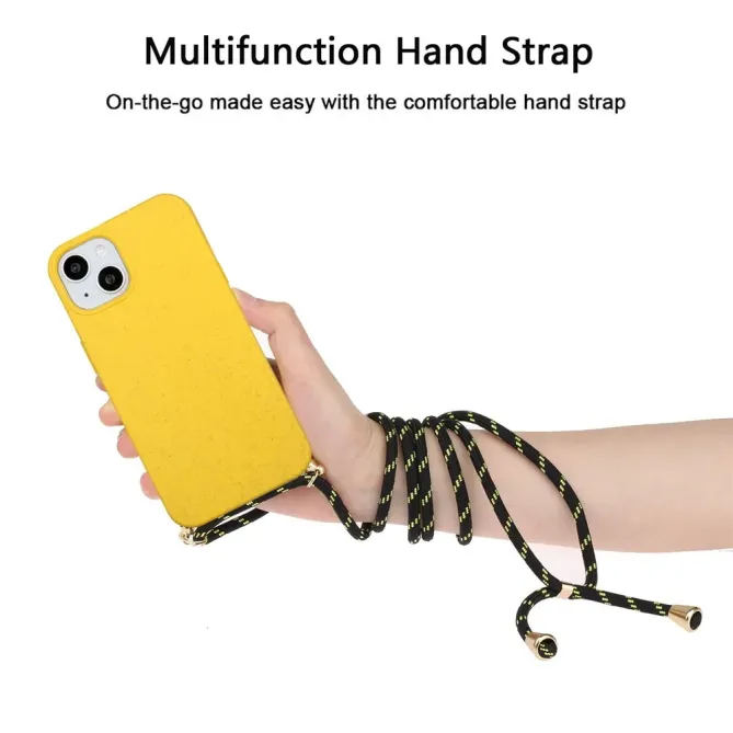 Coque iPhone 14 avec cordon bandoulière