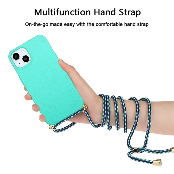 Coque iPhone 14 avec cordon bandoulière