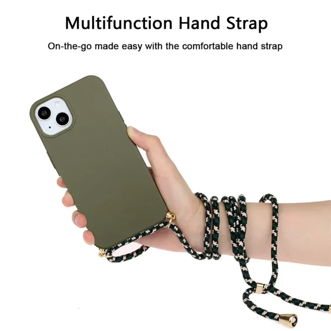 Coque iPhone 14 avec cordon bandoulière