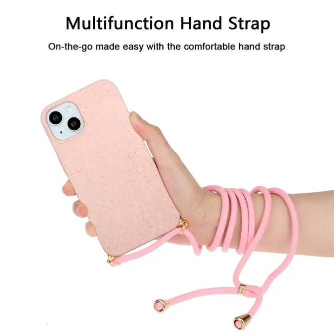 Coque iPhone 14 avec cordon bandoulière