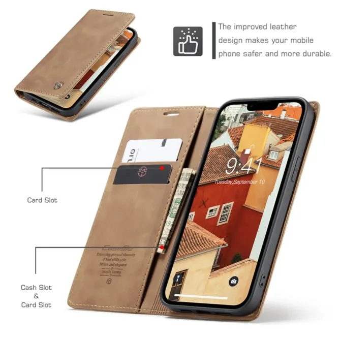 Flip Cover iPhone 14 Porte-cartes et support 013 Series