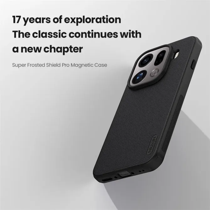 Coque Oppo Find X9 Pro 5G Nillkin Rigide Givré Compatible MagSafe