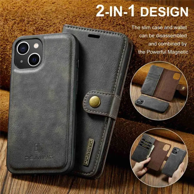 Protection 2 en 1 iPhone 14 housse et coque détachable