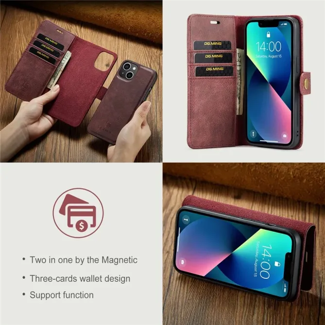 Protection 2 en 1 iPhone 14 housse et coque détachable
