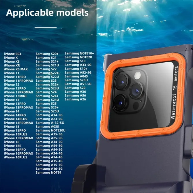 Coque étanche plongée 15m Pro Gen 3