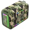 Enceinte camouflage 120W | Outdoor, TWS stéréo & batterie 24000mAh