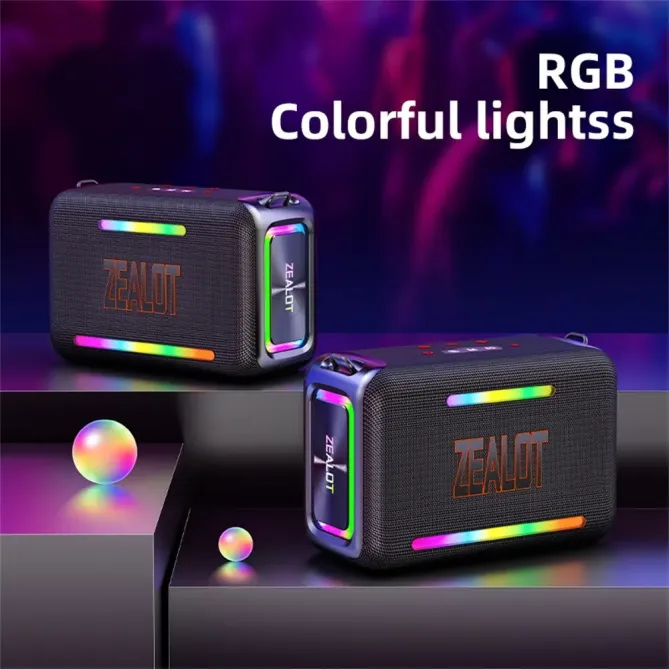 Enceinte camouflage 120W | Outdoor, TWS stéréo & batterie 24000mAh