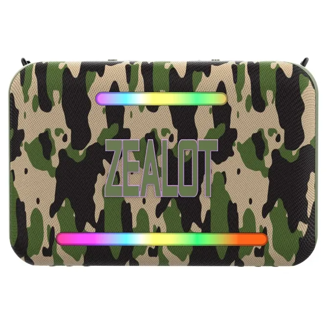 Enceinte camouflage 120W | Outdoor, TWS stéréo & batterie 24000mAh
