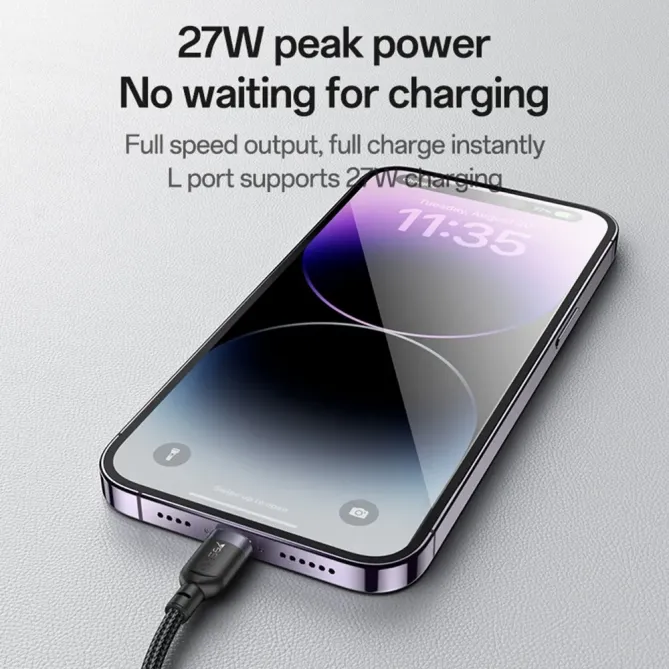 Câble 27W | Type-C vers iPhone et Apple Watch