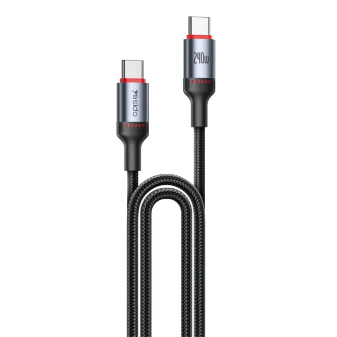 Câble USB-C / USB-C 2m tressé | 240W ultra-rapide