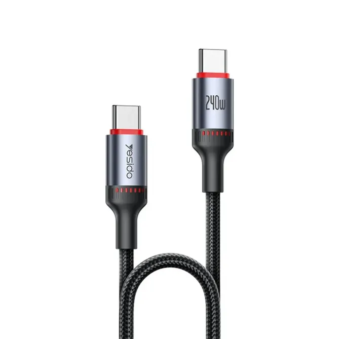 Câble USB-C / USB-C 1,2m tressé | 240W ultra-rapide