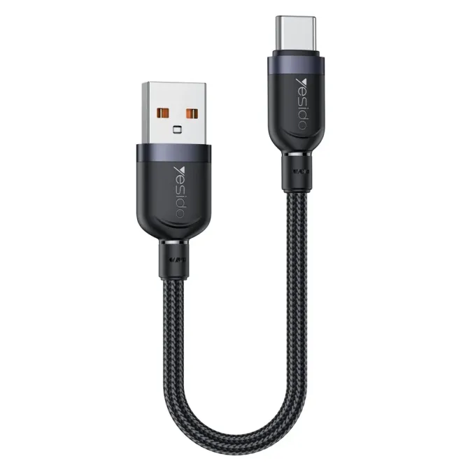 Câble USB-A / USB-C 0,3m tressé | 3A 18W