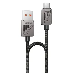 Câble USB-A / USB-C 1,2m tressé | zinc alloy 3A