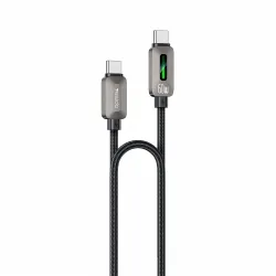 Câble USB-C / USB-C 1,2m tressé | 60W effet lumineux