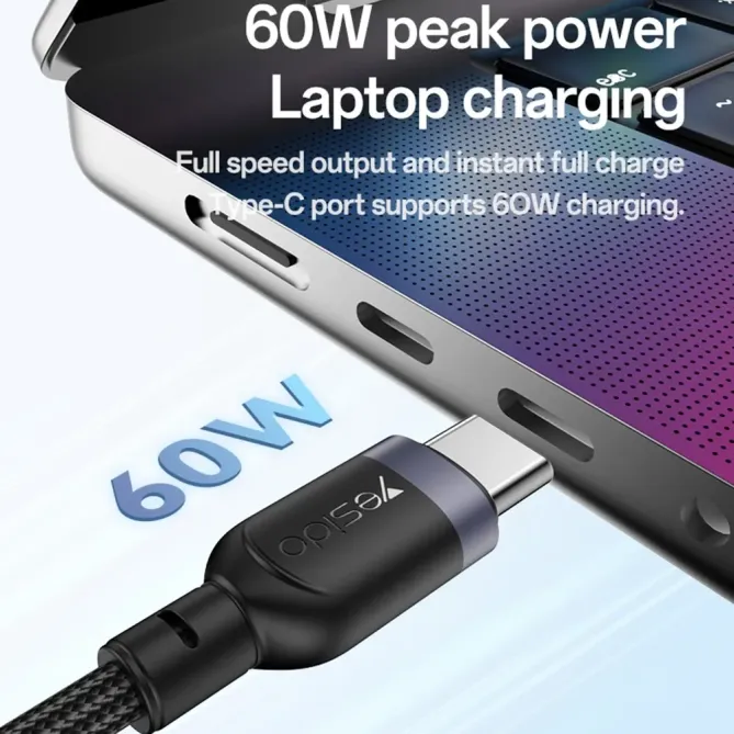 Câble 2-en-1 USB-C / montre | 60W fast charge