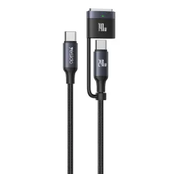 Câble 2-en-1 USB-C / magnétique | 240W/140W tressé
