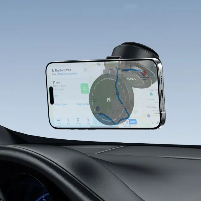 Support magnétique ventouse électrique | 360 degrés