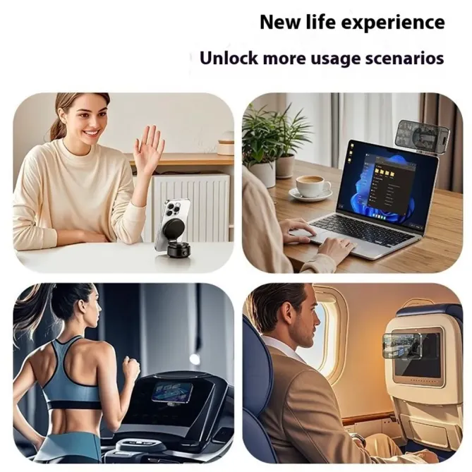 Support magnétique ventouse électrique | 360 degrés