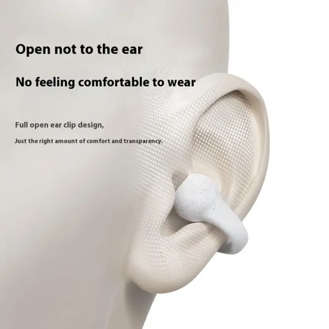 Écouteurs clip oreille ROCK | BT 5.4 IPX6 smart bass