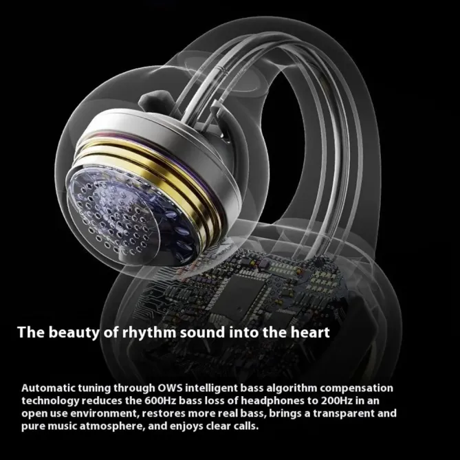 Écouteurs clip oreille ROCK | BT 5.4 IPX6 smart bass